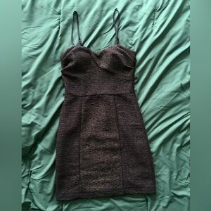 Black and gold speckled